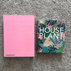 Coffee Table Books Contemporary Art and Plants